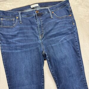 Madewell Women's Skinny Jeans in Dark Blue Denim